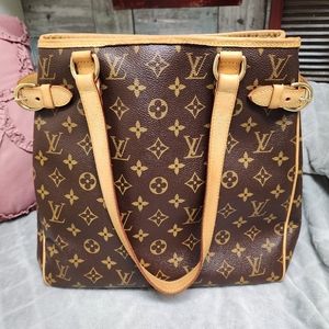 SOLD***Louis Vuitton Monogram Batignolles Vertical Tote Bag with certificate.